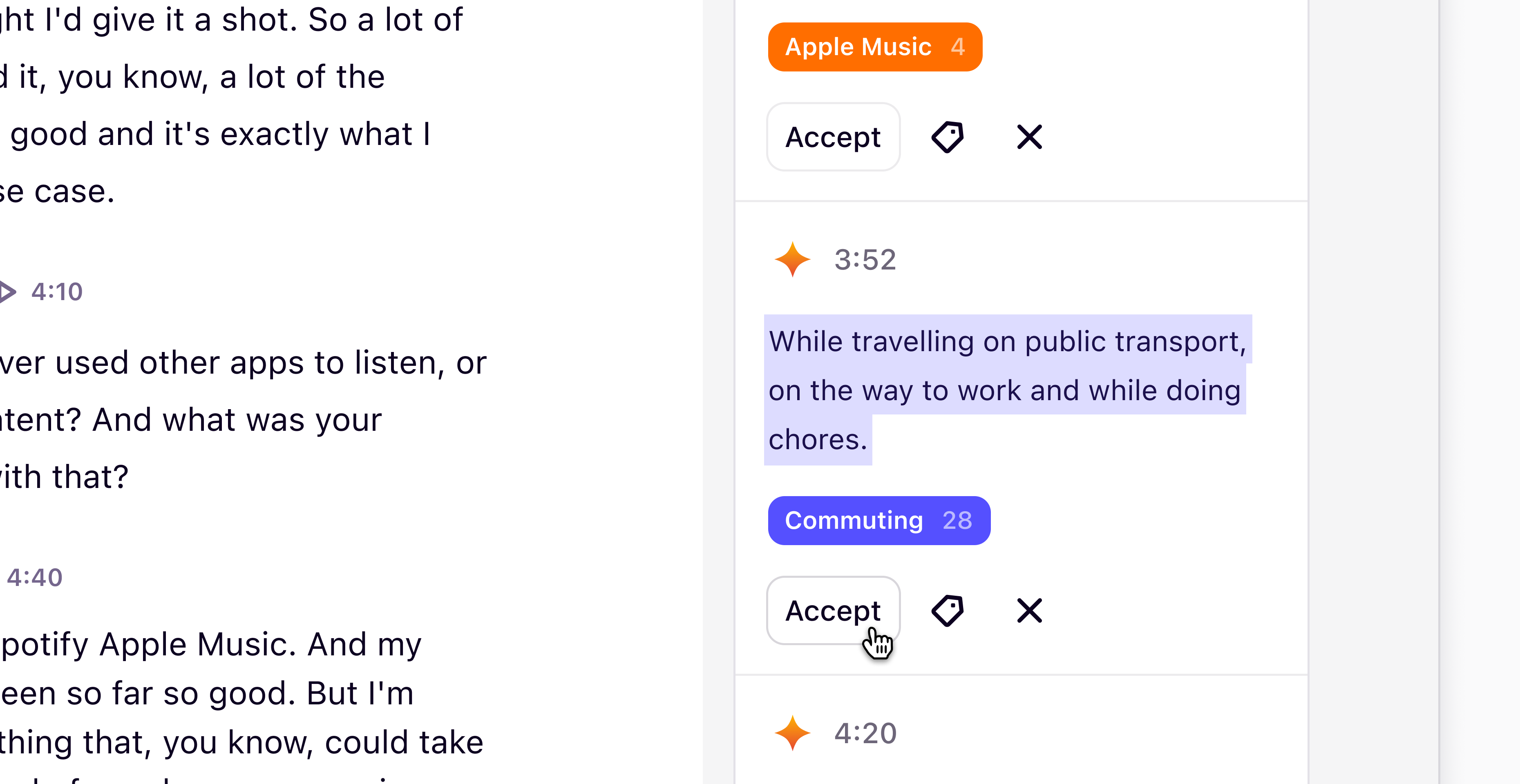 Magic highlight, now with tags