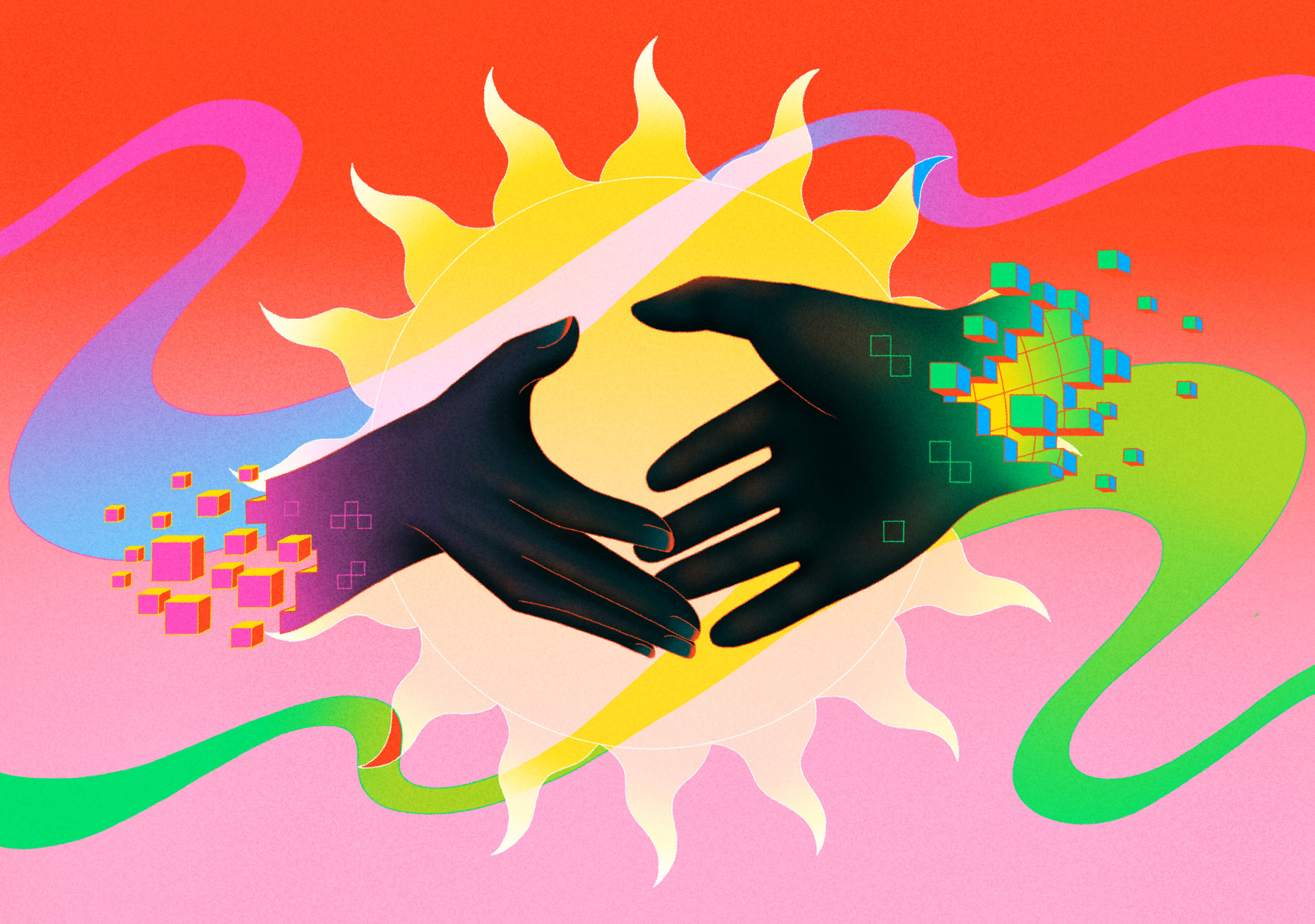 Energy trading on the blockchain. 