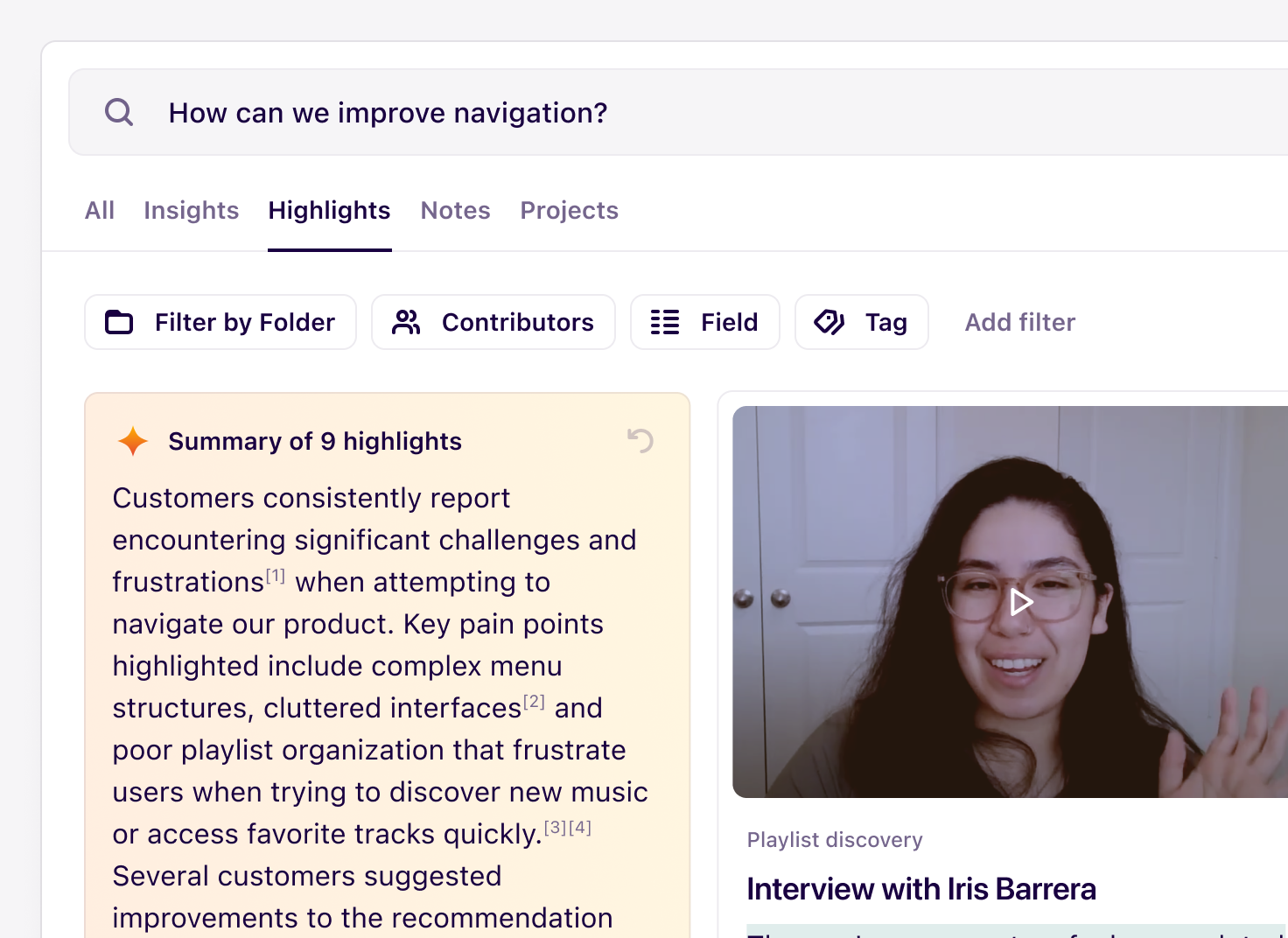 Get quick answers to customer questions with magic search.