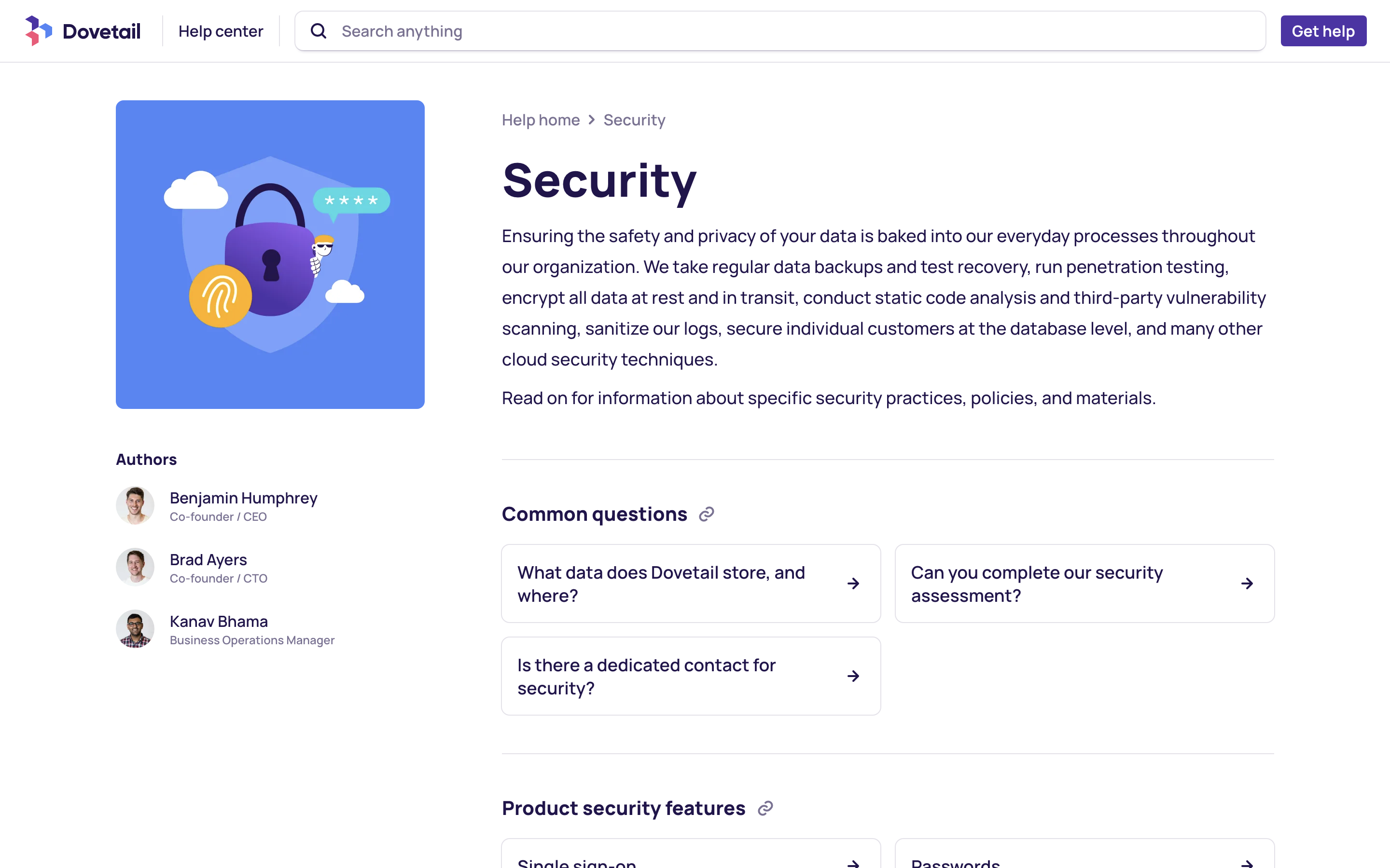 Category landing pages make it easy to share information with your procurement teams.