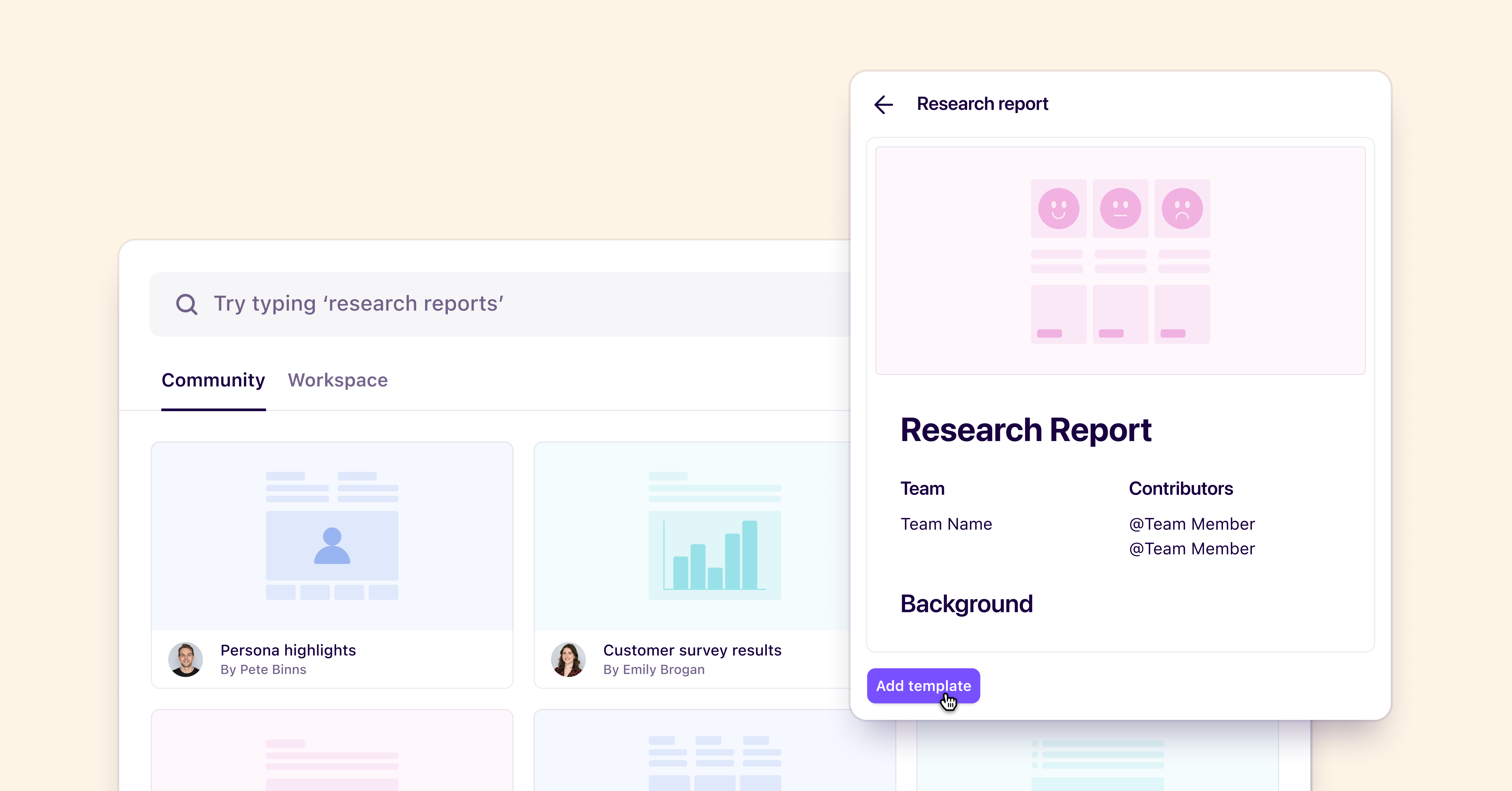 Create and share insights faster with insight templates