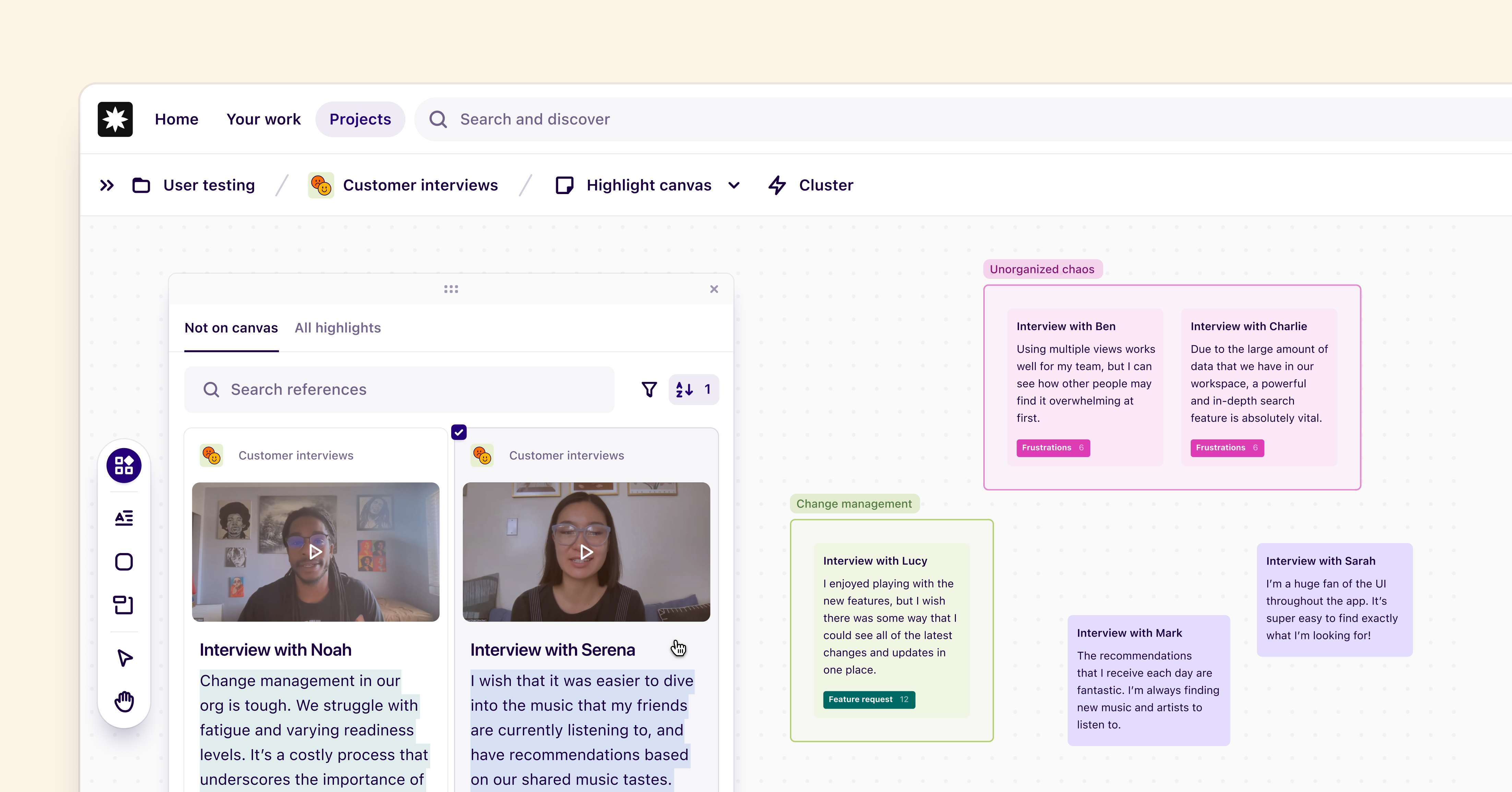 Upgraded canvas experience